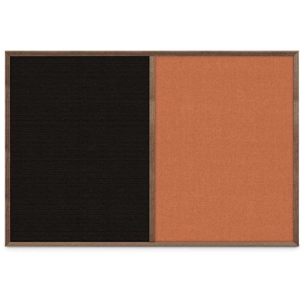 Slim Style Indoor Enclosed Corkboard, 24